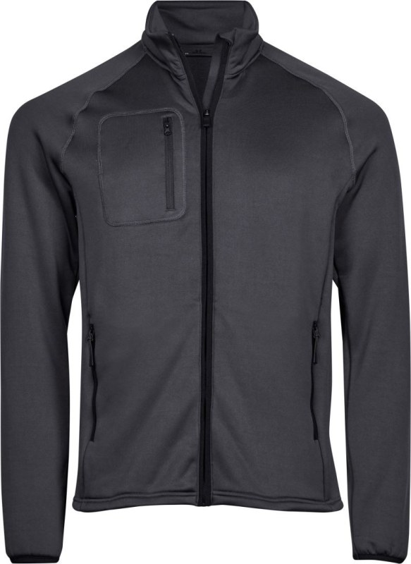 Tee Jays TJ 9100 Pánská strečová fleecová bunda 18.9100 dark grey