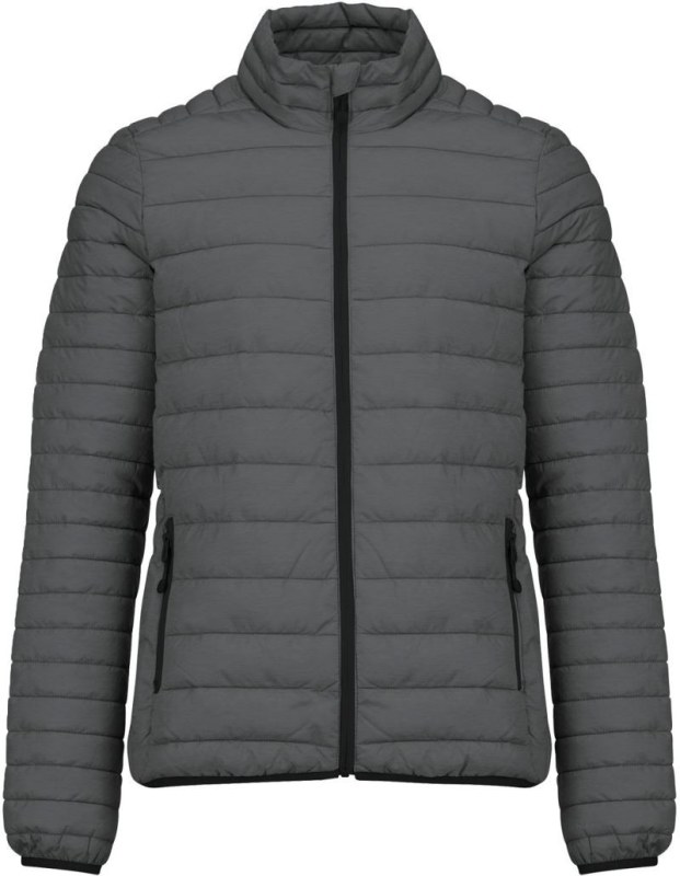 Kariban K 6120 Lehká pánská prošívaná bunda 20.6120 marl dark grey