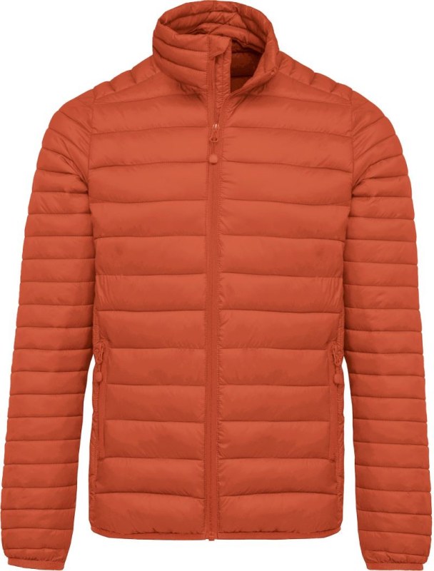 Kariban K 6120 Lehká pánská prošívaná bunda 20.6120 burnt ochre