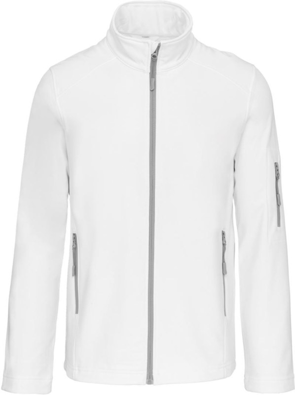 Kariban K 401 Pánská 3-vrstvá softshellová bunda 20.K401 white