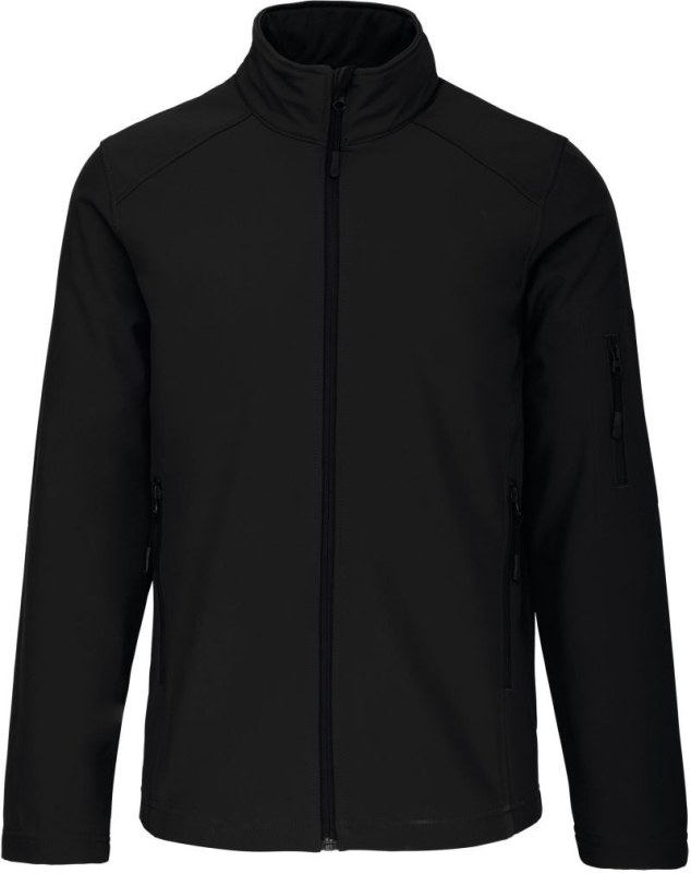 Kariban K 401 Pánská 3-vrstvá softshellová bunda 20.K401 black