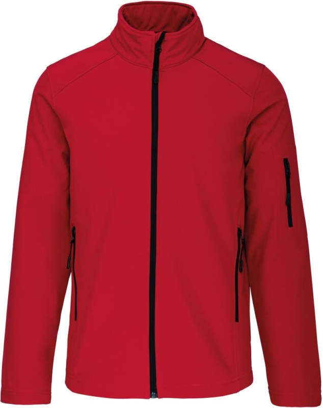 Kariban K 401 Pánská 3-vrstvá softshellová bunda 20.K401 red