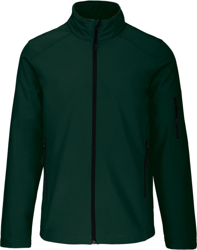 Kariban K 401 Pánská 3-vrstvá softshellová bunda 20.K401 bottle green