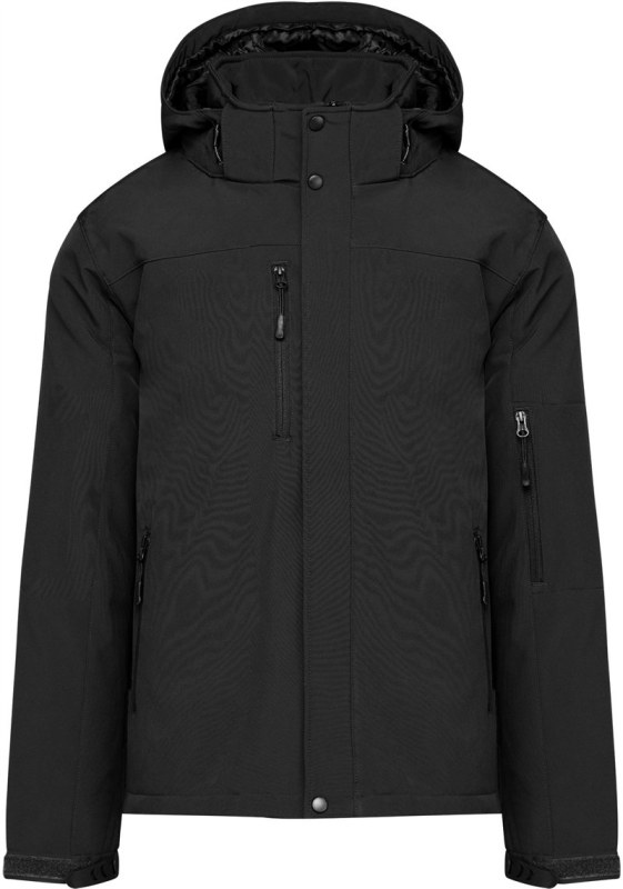 Kariban K 650 Pánská 3-vrstvá softshellová parka s&nbsp;kapucí 20.K650 black - Pánské oblečení bundy