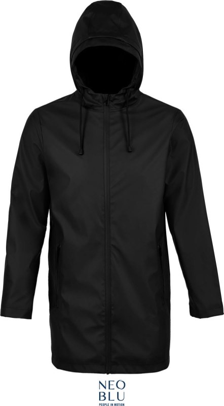 NEOBLU Antoine Men Nepromokavá pánská vosková bunda 24.3174 deep black - Pánské oblečení bundy