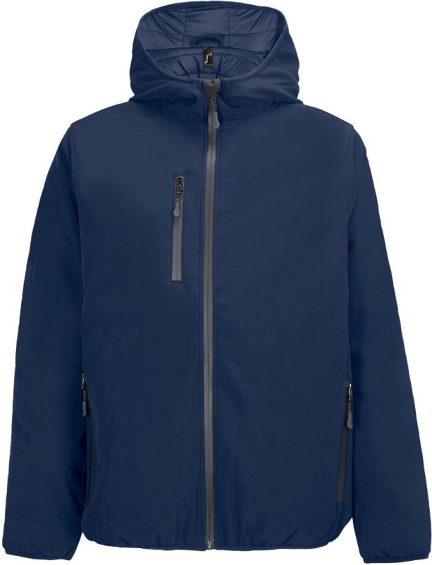 SOL´S Falcon Padded Men Pánská 3-vrstvá zimní softshellová bunda 25.4449 abyss blue