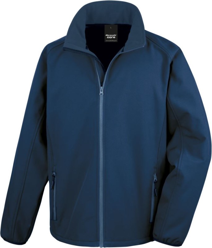 Result R 231M Pánská 2-vrstvá softshell bunda "Printable" 30.231M navy/navy - Pánské oblečení bundy