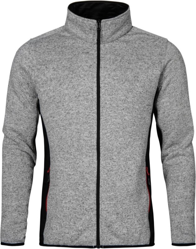 Promodoro 7700 Pánská pracovní pletená fleecová bunda 40.7700 heather grey