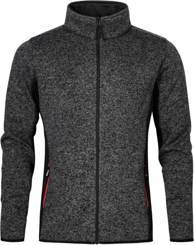 Promodoro 7700 Pánská pracovní pletená fleecová bunda 40.7700 heather graphite