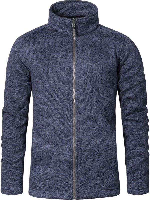 Promodoro 7720 Pánská pletená fleecová bunda 40.7720 heather blue