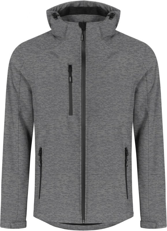 Promodoro 7850 Pánská 3-vrstvá softshellová bunda 40.7850 heather grey