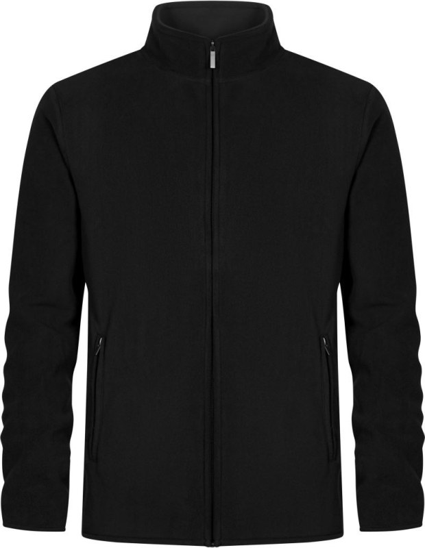 Promodoro 7961 Pánská dvojitá fleecová bunda 40.7961 black/black