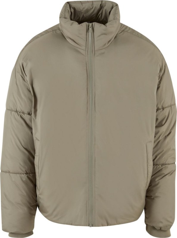 Build your Brand BY 309 Pánská oversize bunda 56.0309 pale olive