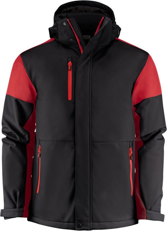 Printer Prime Padded Softshell Men Pánská zimní softshellová bunda 61.1071 black/red