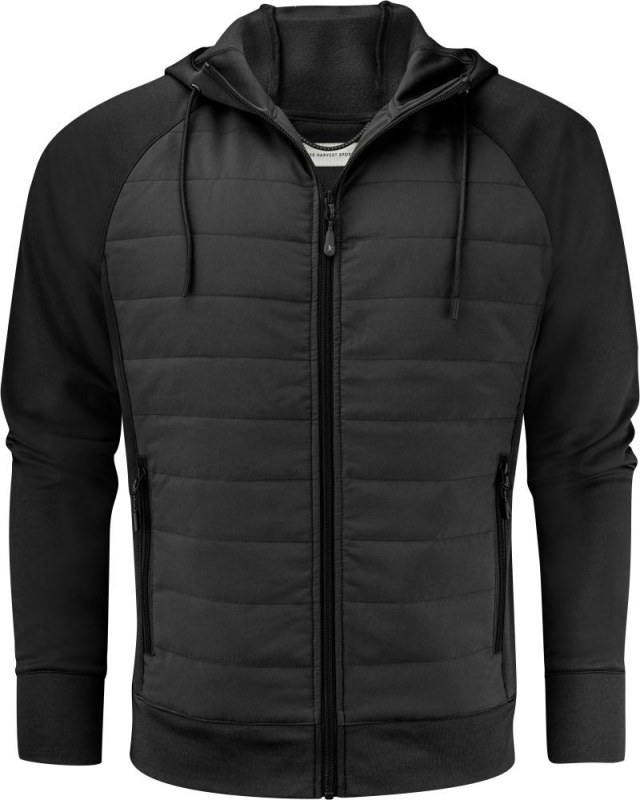 James Harvest Keyport Jacket Men Pánská hybridní bunda "Two-Tone" 62.2032 black - Pánské oblečení bundy