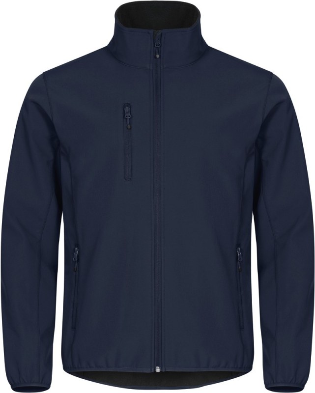 Clique Classic Softshell Jkt M Pánská 3-vrstvá softshellová bunda 67.0910 dark navy
