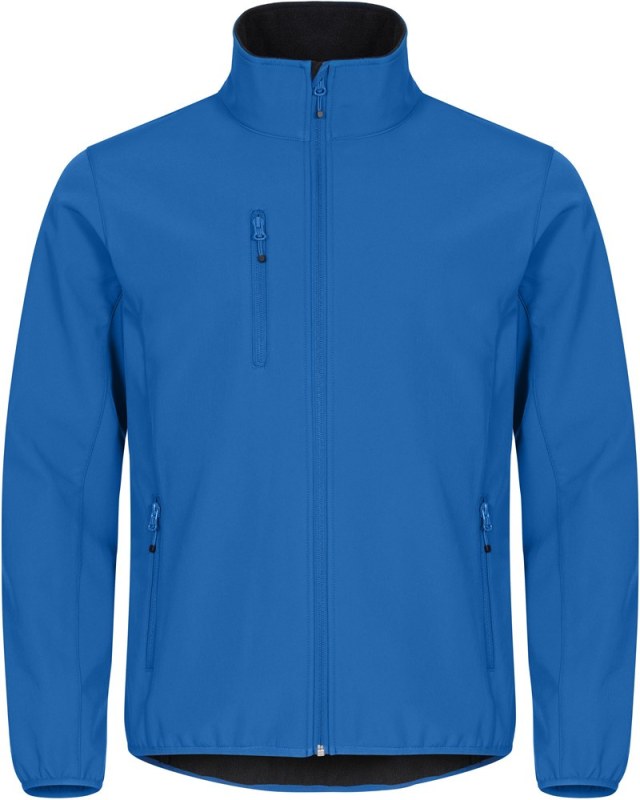 Clique Classic Softshell Jkt M Pánská 3-vrstvá softshellová bunda 67.0910 royal blue - Pánské oblečení bundy