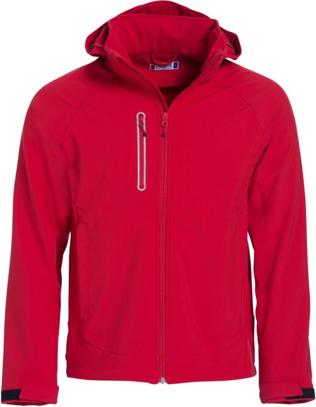 Clique Milford Jacket Men Pánská 3-vrstvá softshellová bunda 67.0927 red