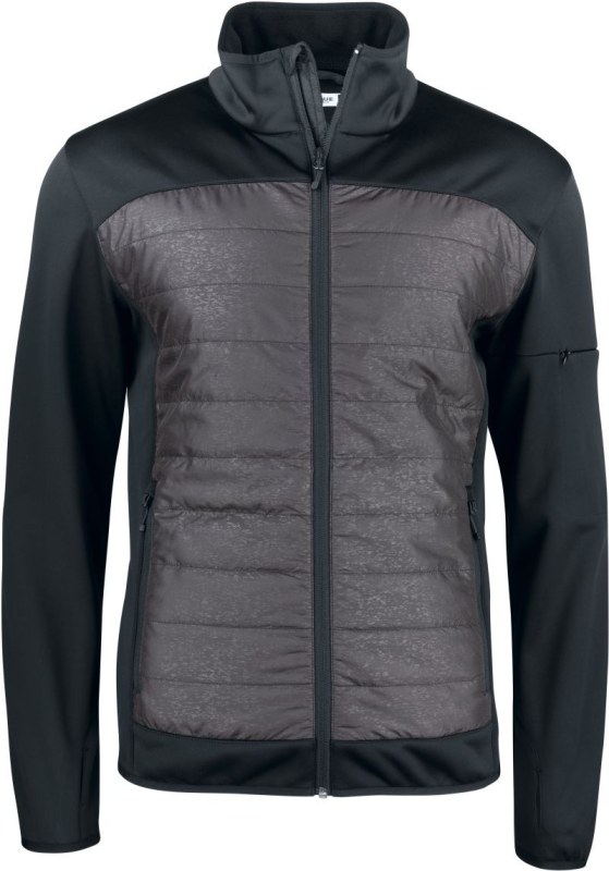 Clique Custer Jacket Men Pánská reflexní hybridní bunda 67.0933 black/reflective