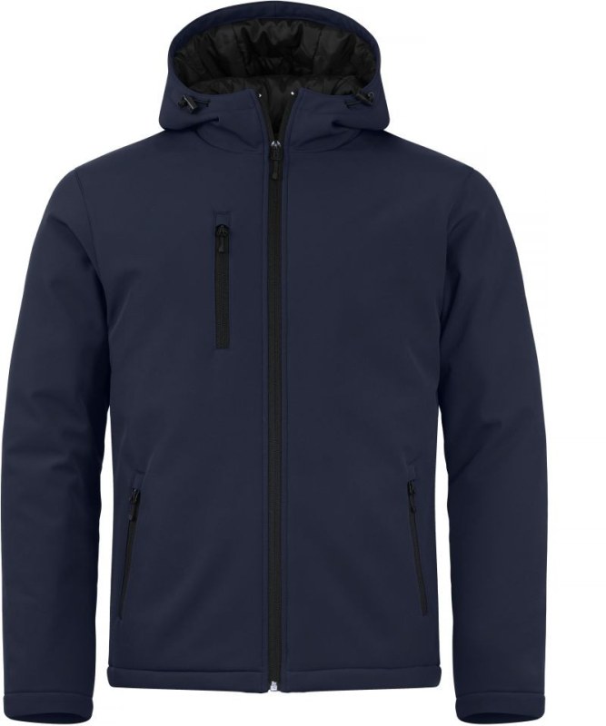 Clique Padded Hooded Softshell Men Pánská zateplená softshellová bunda s kapucí 67.0952 dark navy