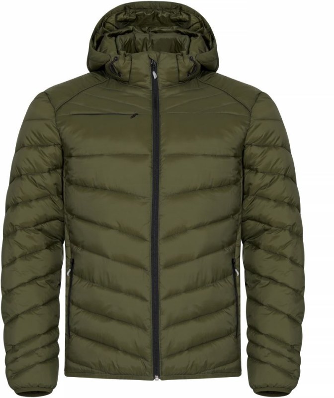 Clique Idaho Jacket Men Pánská prošívaná bunda 67.0976 fog green - Pánské oblečení bundy