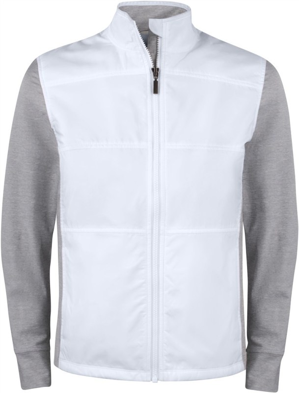 Cutter & Buck Stealth Jacket Men Pánská hybridní strečová bunda 68.1442 white - Pánské oblečení bundy