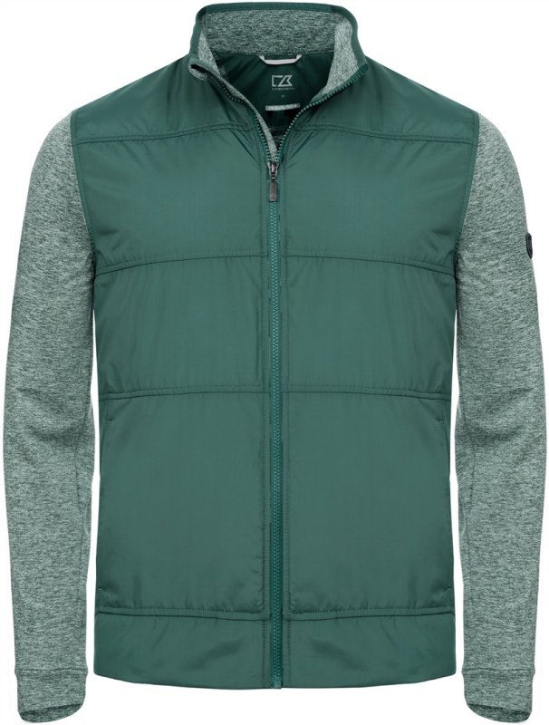 Cutter & Buck Stealth Jacket Men Pánská hybridní strečová bunda 68.1442 pine green