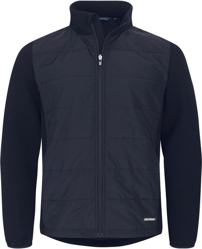 Cutter & Buck Pemberton Hybrid Jacket M Pánská hybridní strečová bunda 68.1494 dark navy