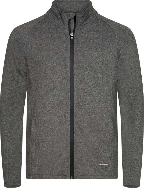 Cutter & Buck Adapt Jacket Men Pánská fleecová bunda 68.8420 anthracite melange - Pánské oblečení bundy