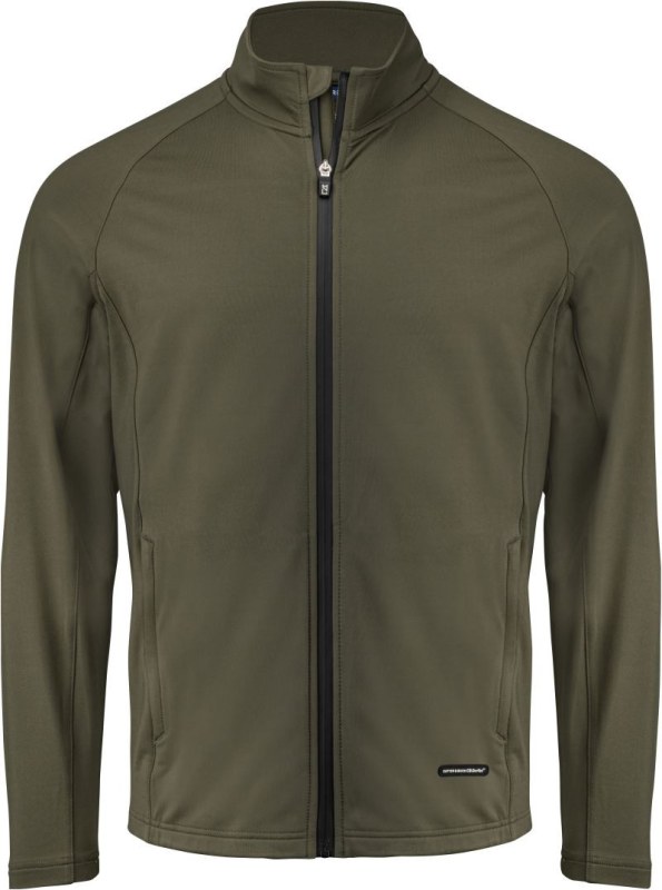 Cutter & Buck Adapt Jacket Men Pánská fleecová bunda 68.8420 ivy green - Pánské oblečení bundy
