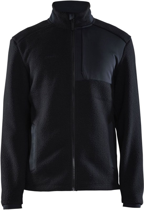 Craft Corporate ADV Pile Fleece Jacket M Pánská fleecová bunda Sherpa 81.2220 black - Pánské oblečení bundy