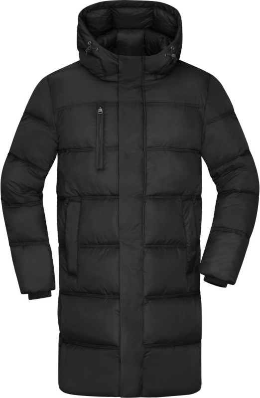 Daiber JN 1368 Pánský zimní kabát 02.1368 black - Pánské oblečení kabáty