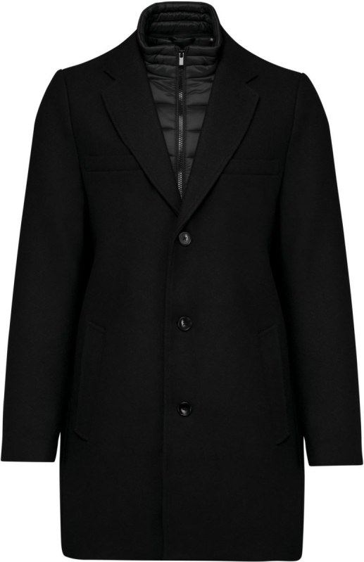 Kariban PK 6020 Pánský kabát 20.6020 black - Pánské oblečení kabáty