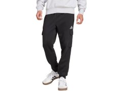 Pánské kalhoty adidas Essentials Feelcozy Fleece Cargo, černé, JE3820