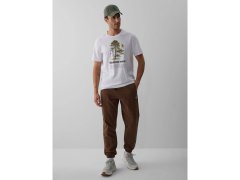 Kalhoty teplákové jogger kalhoty pánské 4F 4FRAW26TTROM2092-81S