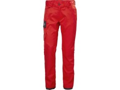 Helly Hansen Manchester 77525 X Pánské pracovní kalhoty "Manchester" - velké vel. 59.525X alert red/ebony
