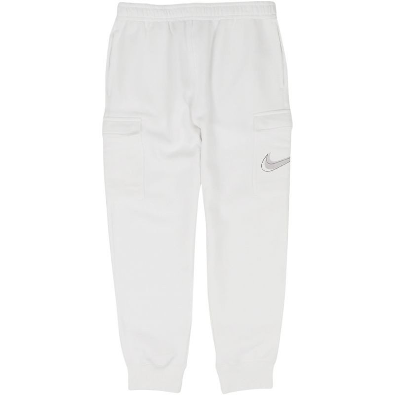 Pánské kalhoty Nike Court Fleece Cargo, bílé, DQ5477 100