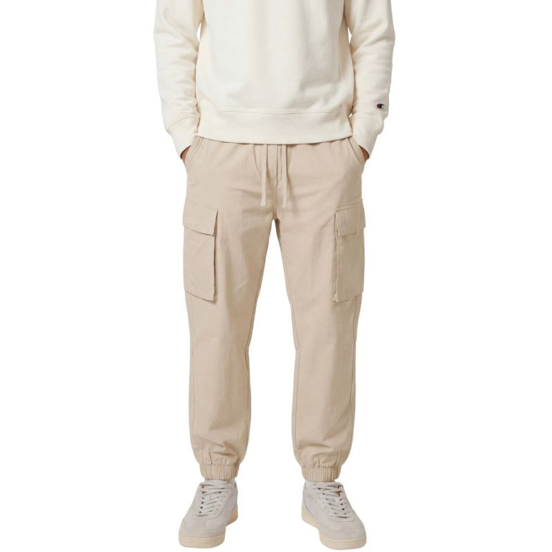 Pánské kalhoty Champion Woven Cargo Pants beige 221867 MS041 - Pánské oblečení kalhoty