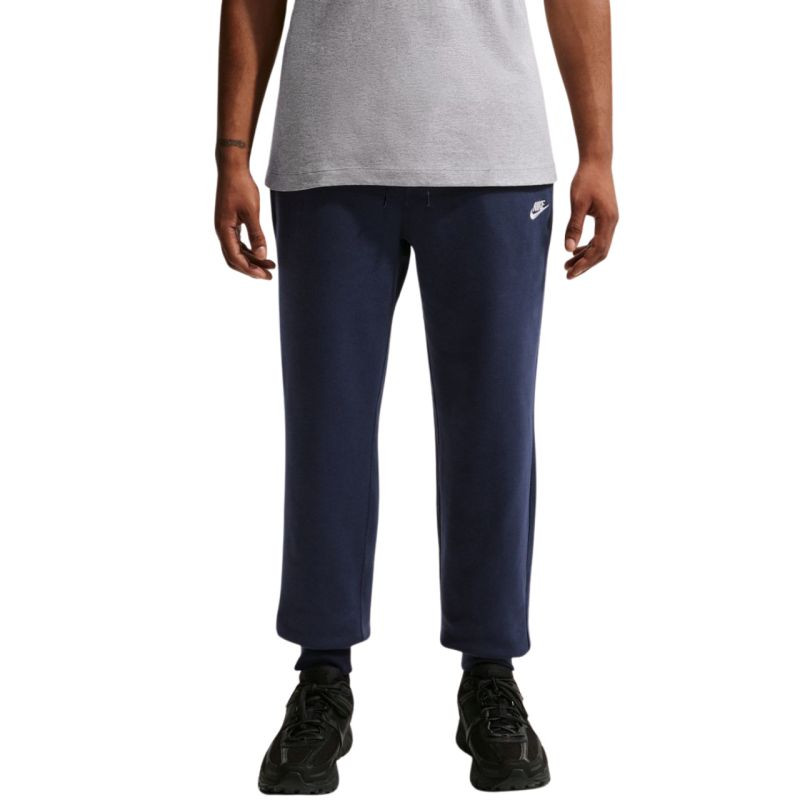 Pánské kalhoty Nike Club BB Jogger, tmavě modré, FN3787 451 - Pánské oblečení kalhoty