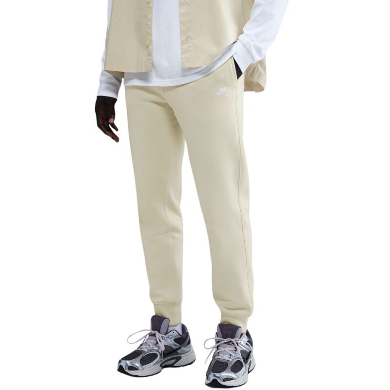 Pánské krémové kalhoty Nike Club BB Jogger FN3787 229 - Pánské oblečení kalhoty