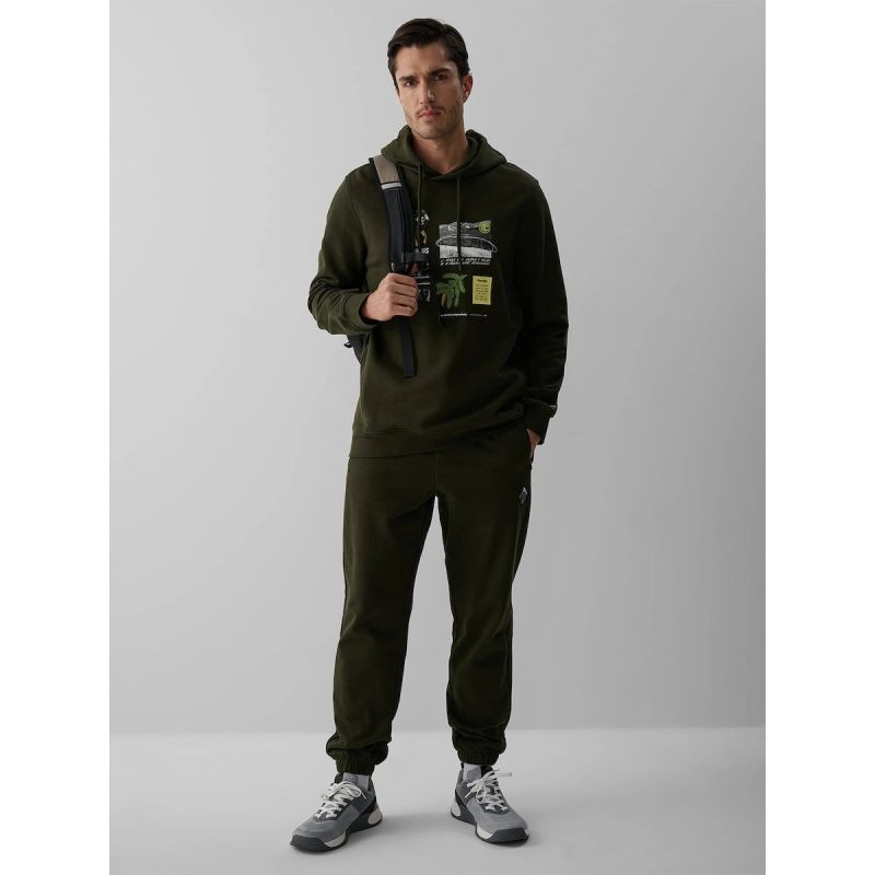 Kalhoty teplákové jogger kalhoty pánské 4F 4FRAW26TTROM2092-43S - Pánské oblečení kalhoty
