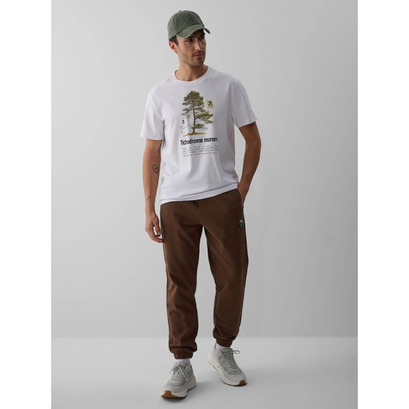 Kalhoty teplákové jogger kalhoty pánské 4F 4FRAW26TTROM2092-81S - Pánské oblečení kalhoty