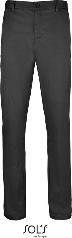 SOL´S Jared Men Pánské saténové elastické kalhoty 25.2917 black