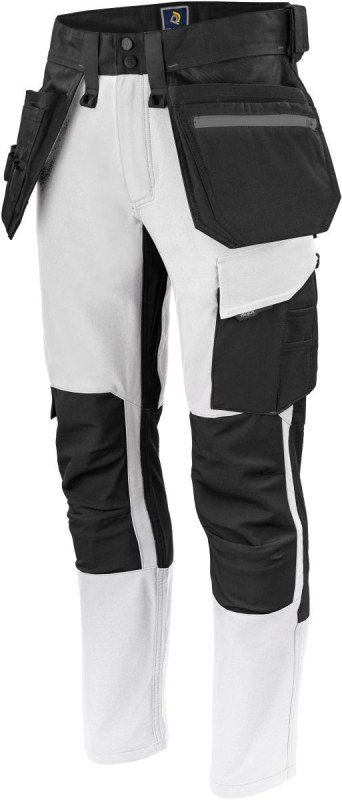 ProJob 5551 Waistpants Stretch (146-156) Pánské strečové pracovní kalhoty 64.551L white - Pánské oblečení kalhoty