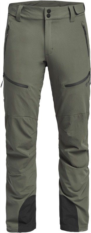 Tenson TXlite Flex Pants Men Pánské elastické kalhoty 84.8064 dark khaki - Pánské oblečení kalhoty