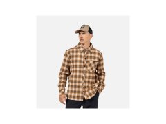 Pánská košile ROSSIGNOL RANCH PLAID SHIRT, šedá