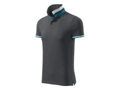 Malfini Collar Up M MLI-25683 světle antracitová polokošile