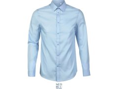 NEOBLU Blaise Men Mikro keprová košile s dlouhým rukávem 24.3182 soft blue