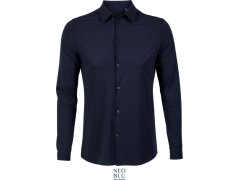 NEOBLU Balthazar Men Košile s dlouhým rukávem 24.3198 night blue