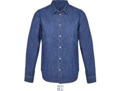 NEOBLU Bennett Men Denim košile 24.4796 stone wash
